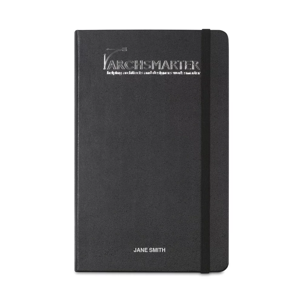 Moleskine® Hard Cover Large Double Layout Notebook - Black