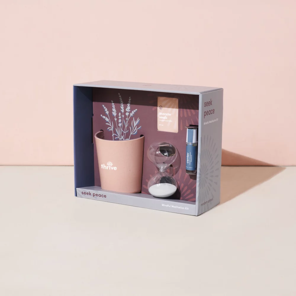 Kit Seek Peace Take Care Modern Sprout® - Lavande - Chercher la paix