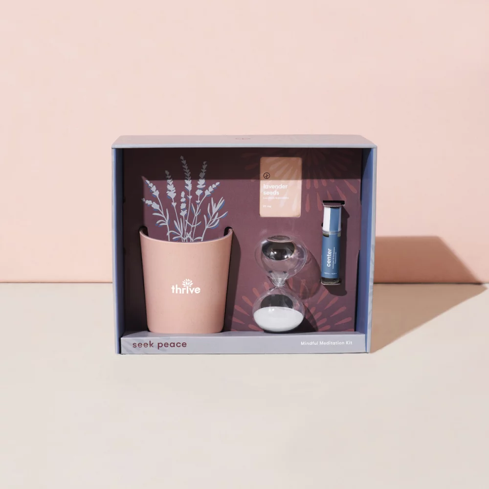 Kit Seek Peace Take Care Modern Sprout® - Lavande - Chercher la paix