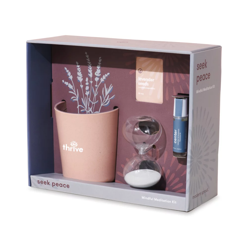 Kit Seek Peace Take Care Modern Sprout® - Lavande - Chercher la paix