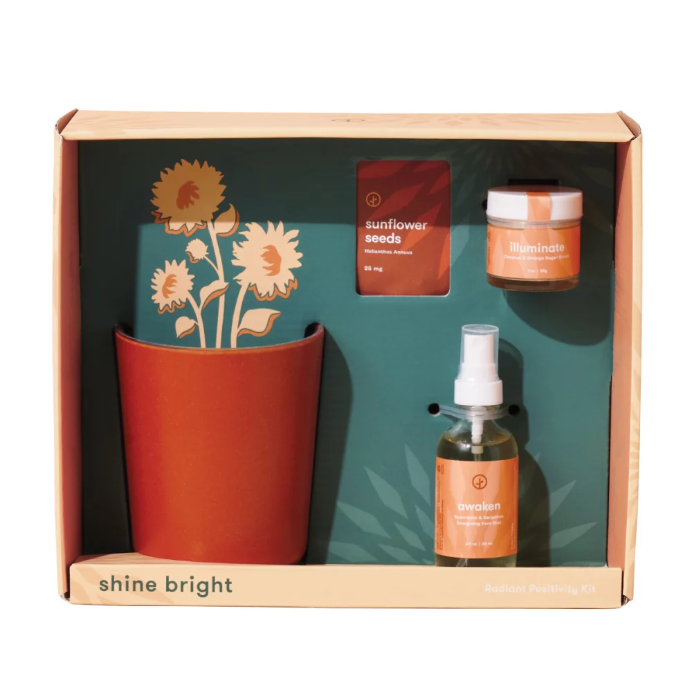 Ensemble de soins Shine Bright Take Care de Modern Sprout® - Tournesol - Tournesol Shine Bright