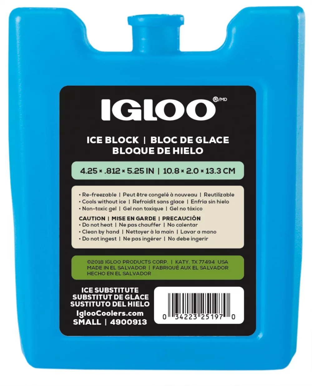 Igloo® Ice Block - Small - Turquoise