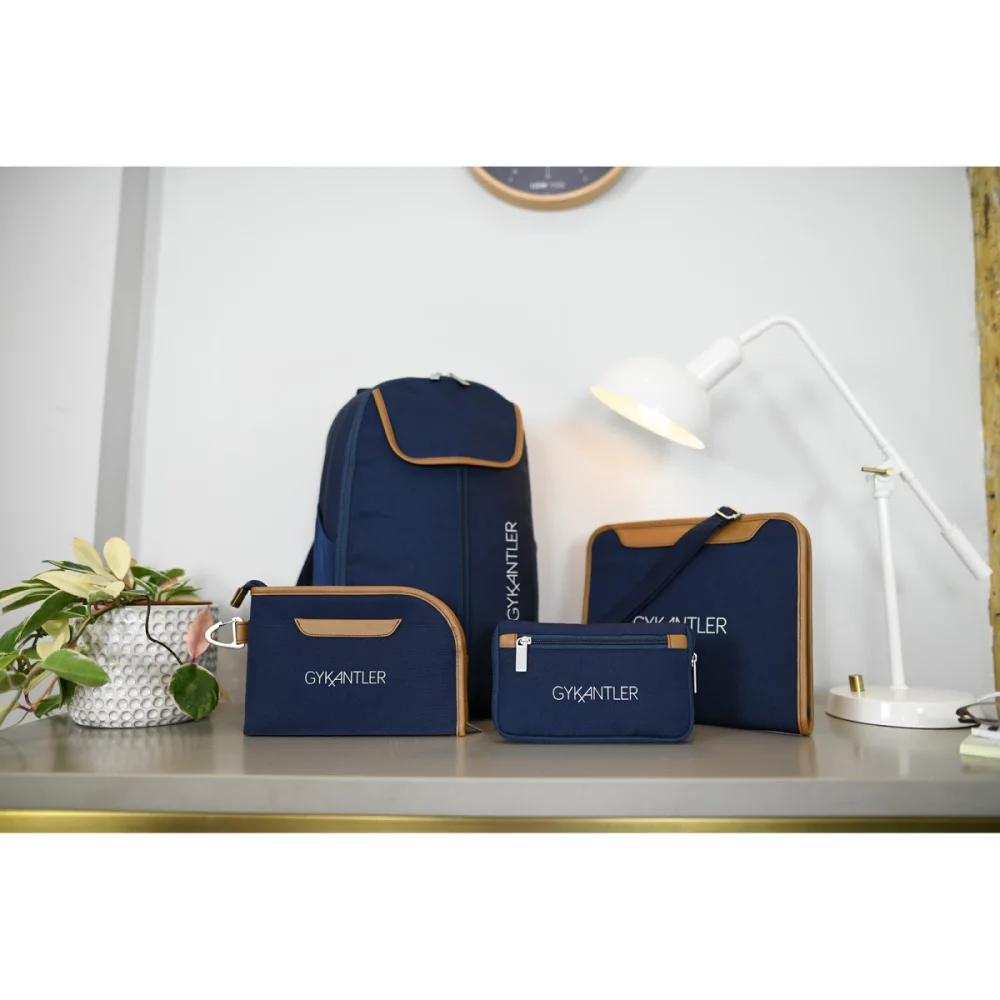Mobile Office Hybrid Laptop Backpack - Navy Heather