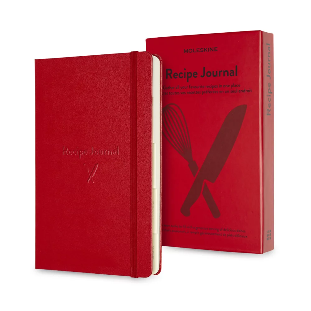 Journal Moleskine® Passion - Recettes - Rouge Écarlate