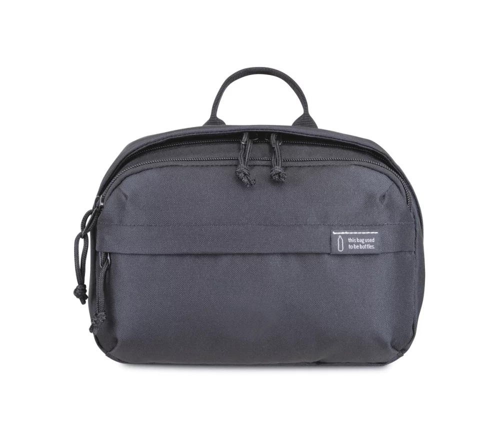 Renouveler le sac de toilette en rPET - Noir