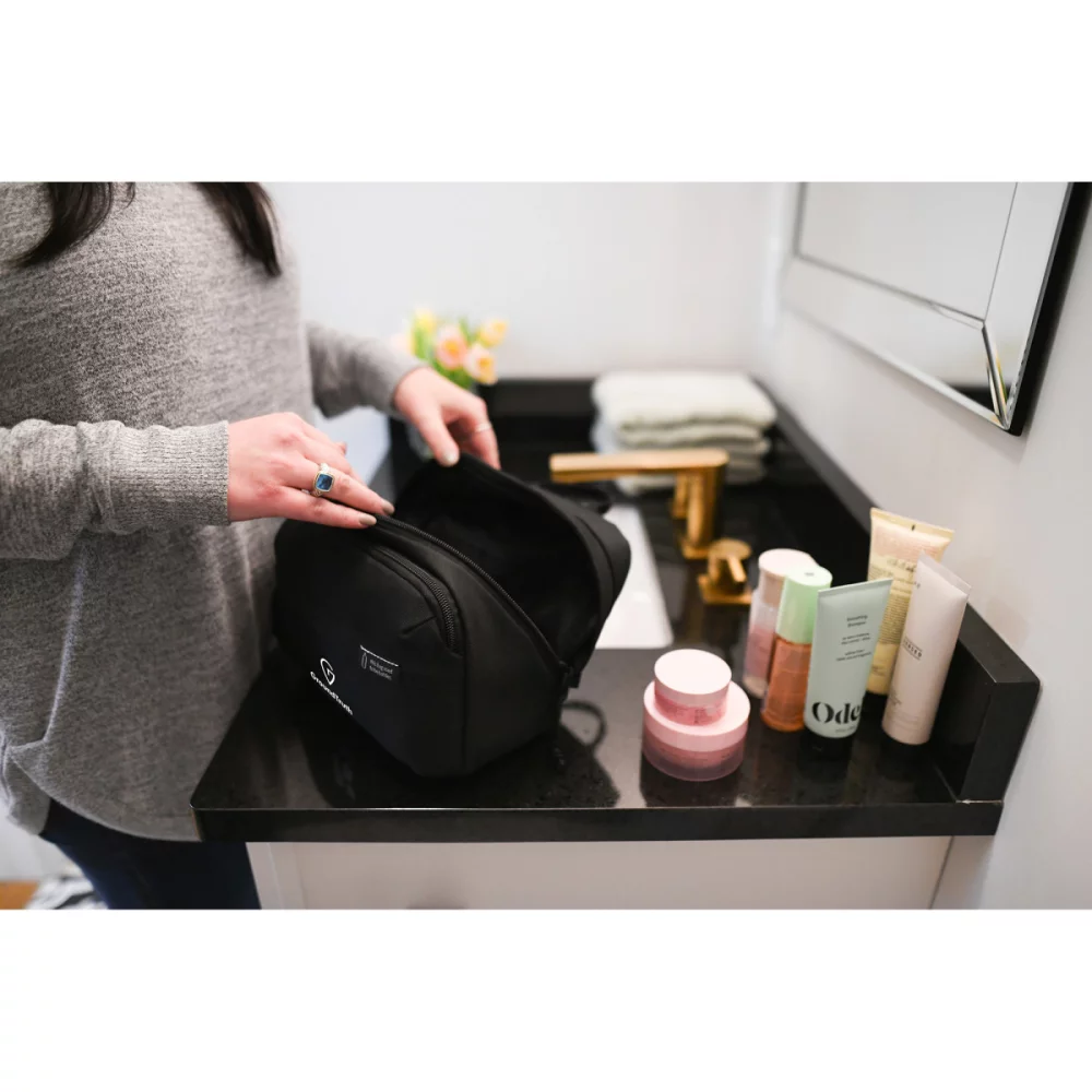 Renew rPET Toiletry Bag - Black