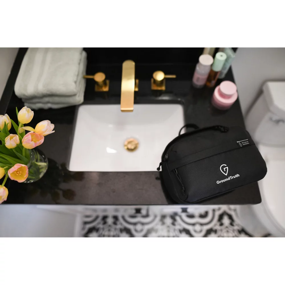 Renouveler le sac de toilette en rPET - Noir