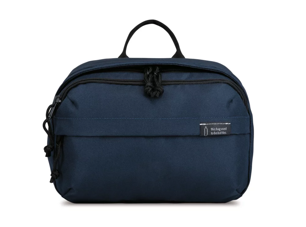 Renew rPET Toiletry Bag - Navy
