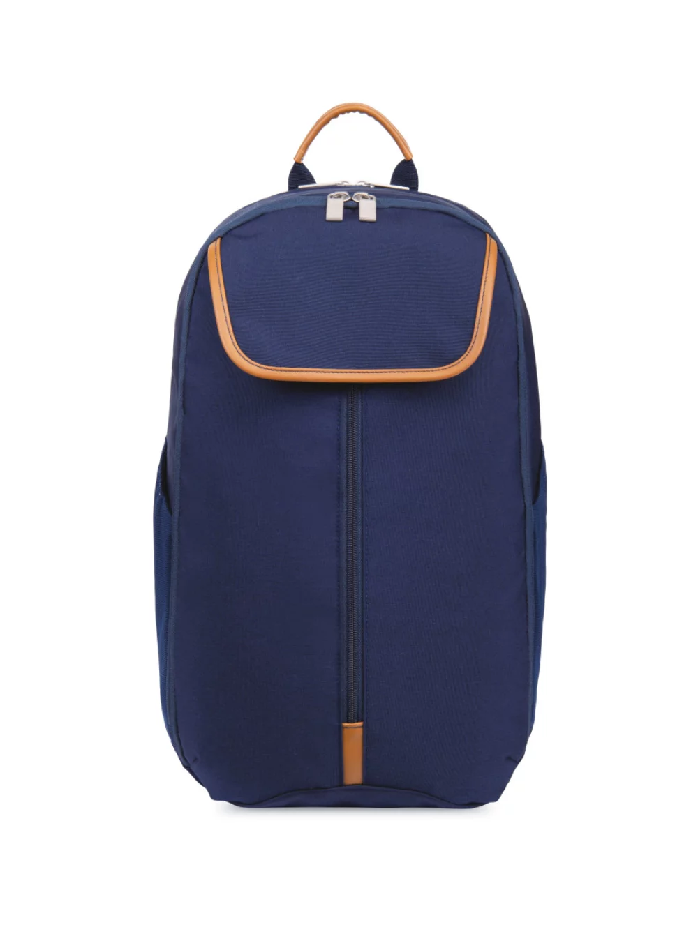 Sac à dos pour ordinateur portable hybride de bureau mobile - bleu marine chiné