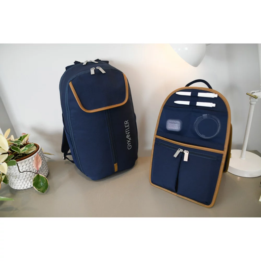 Mobile Office Hybrid Laptop Backpack - Navy Heather