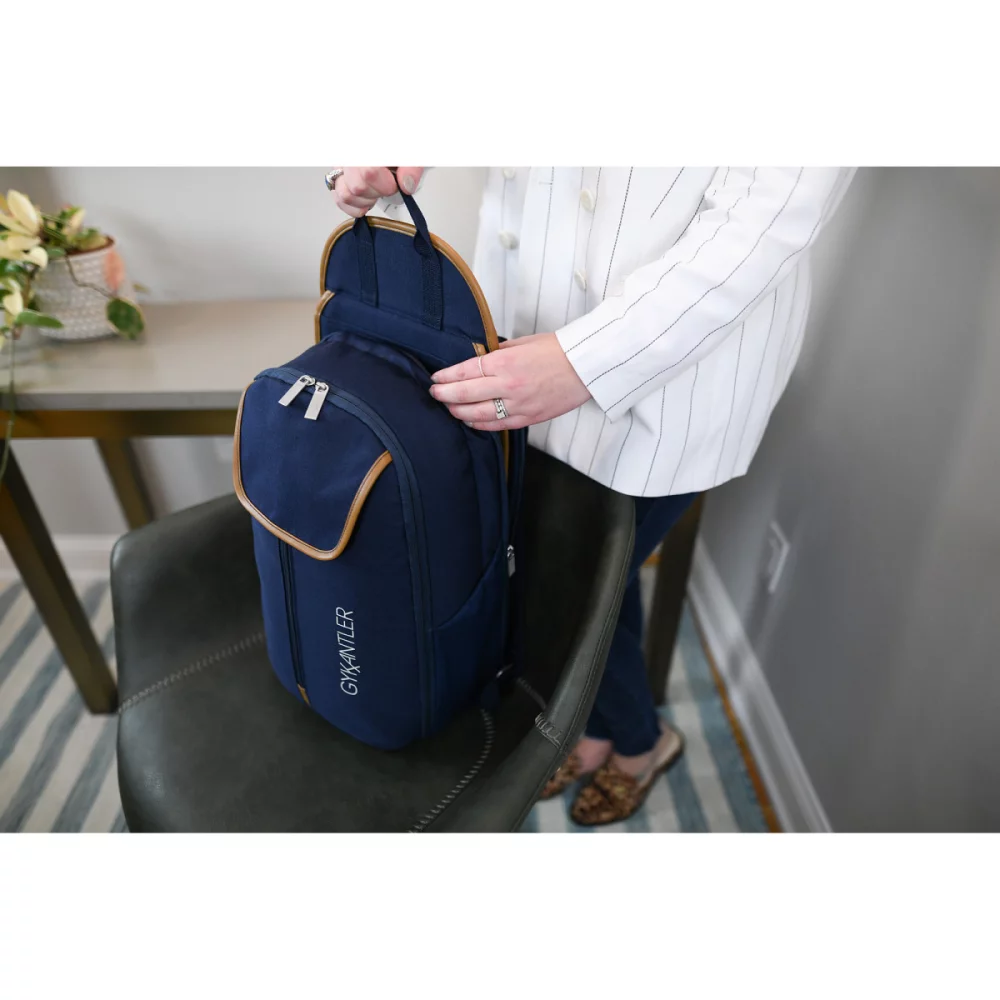 Mobile Office Hybrid Laptop Backpack - Navy Heather