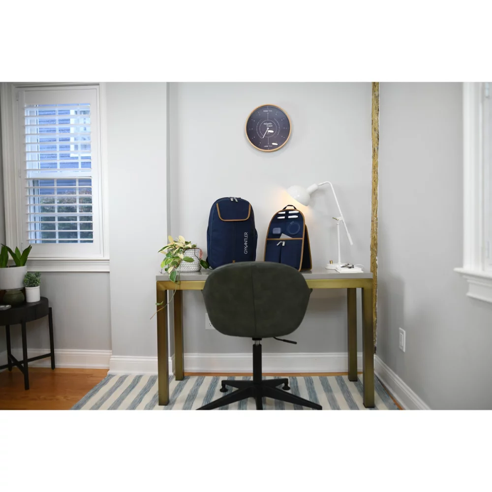 Mobile Office Hybrid Laptop Backpack - Navy Heather