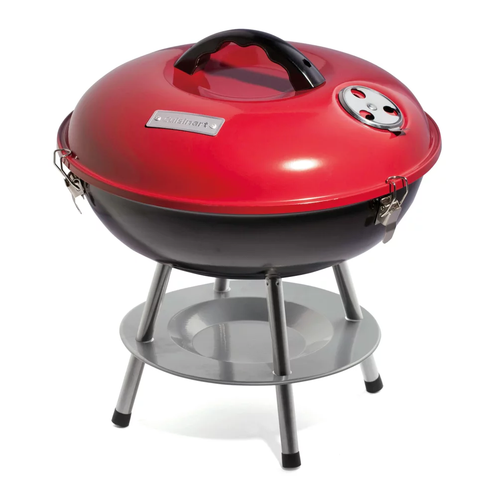 Gril au charbon de bois Cuisinart Outdoors® de 14" - Rouge
