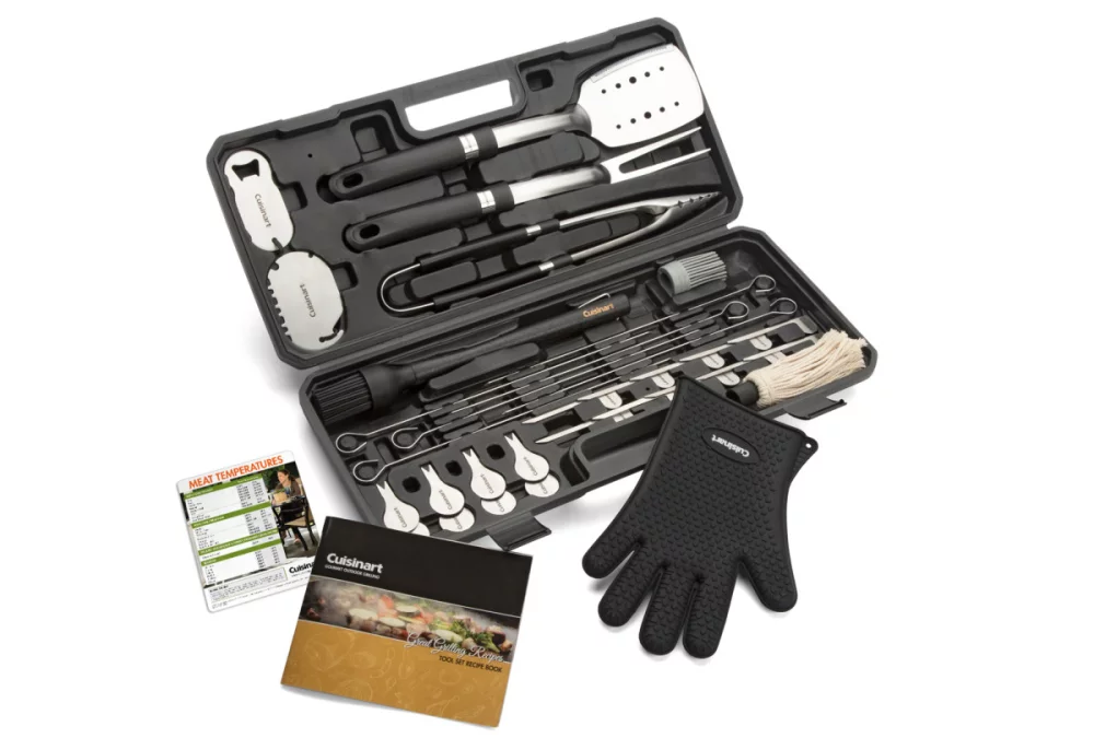 Cuisinart Outdoors® 36 Piece Backyard BBQ Tool Set - Black