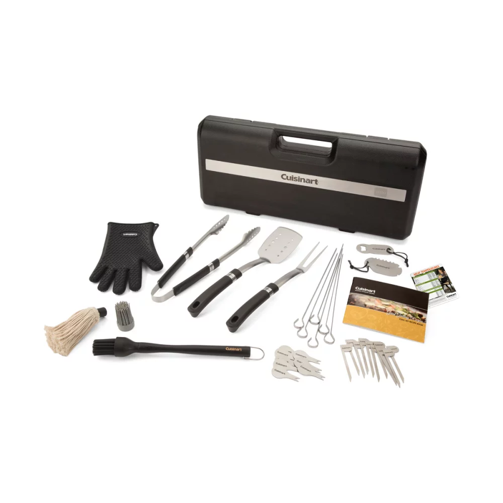 Cuisinart Outdoors® 36 Piece Backyard BBQ Tool Set - Black