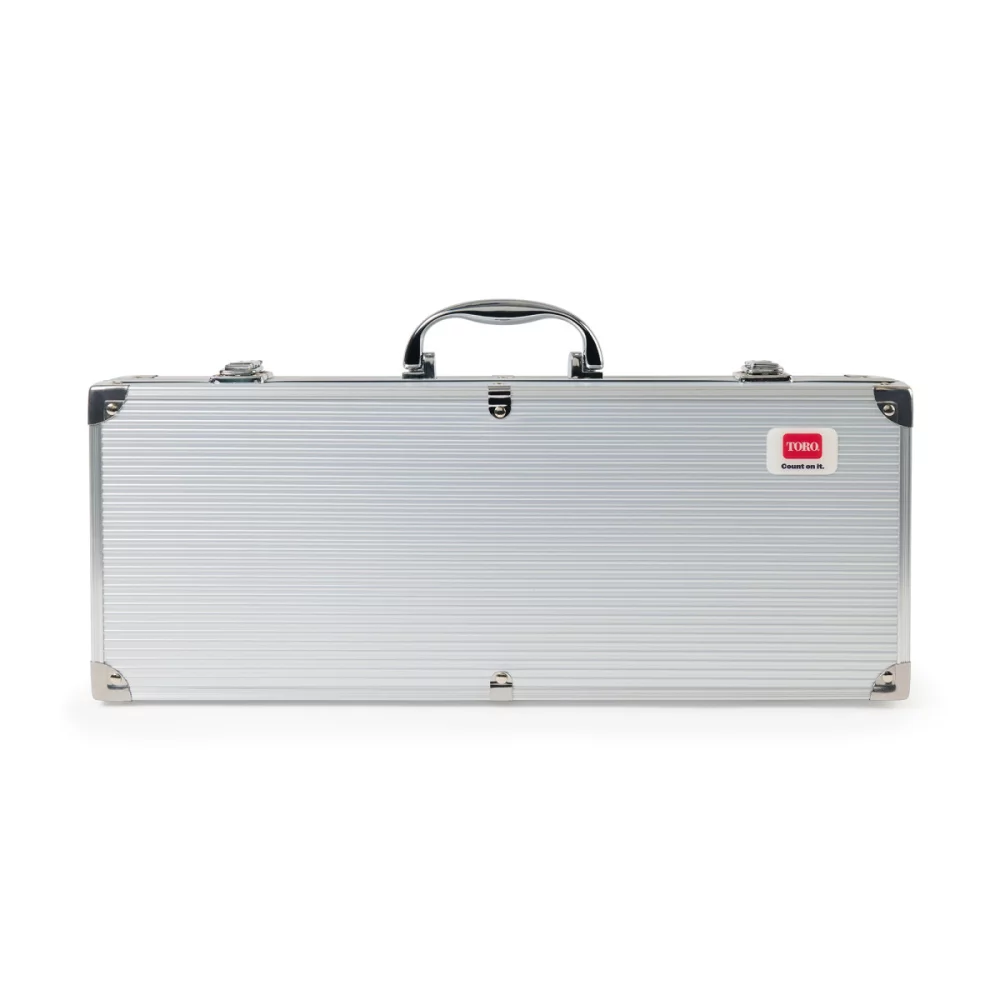 Ensemble d'outils de barbecue de luxe Cuisinart Outdoors® 14 pièces - Acier inoxydable