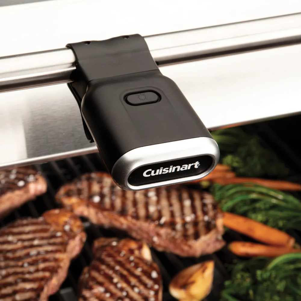 Cuisinart Outdoors® Grilluminate Lampe de barbecue à poignée réglable - Noir