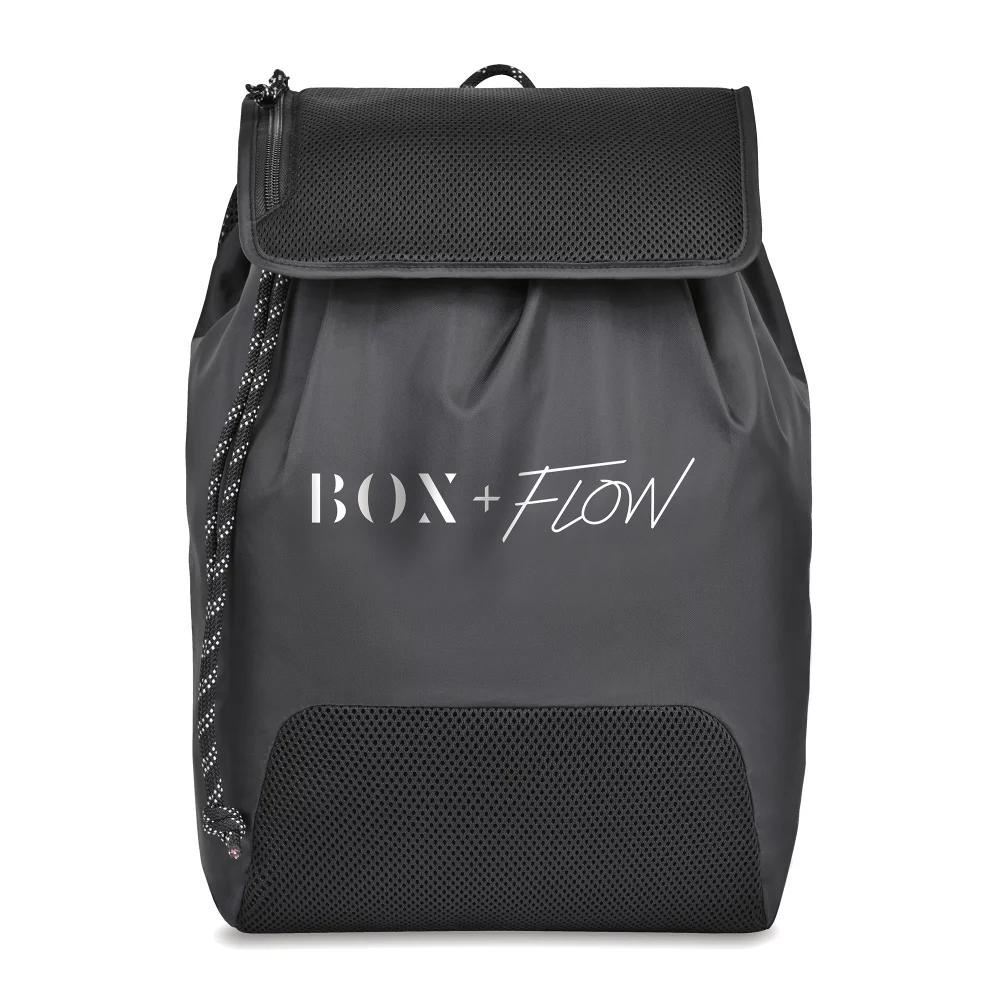 Revive Mesh Drawstring Backpack - Black