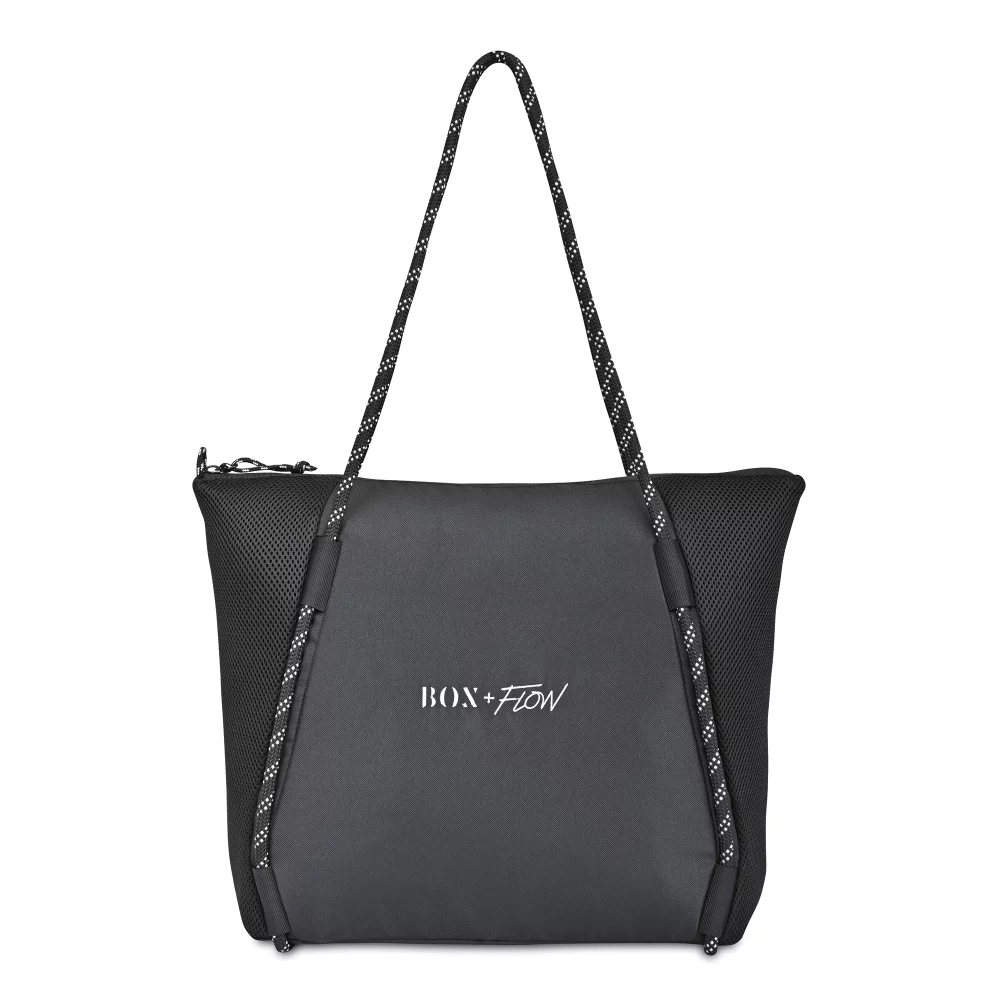 Revive Mesh Zippered Tote - Black