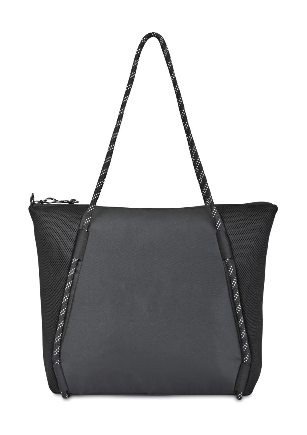 Revive Mesh Zippered Tote - Black