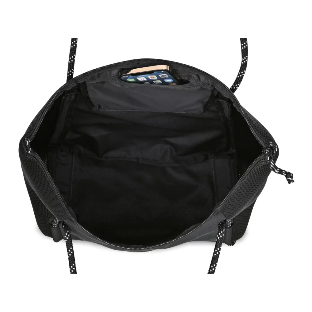 Sac fourre-tout zippé Revive Mesh - Noir