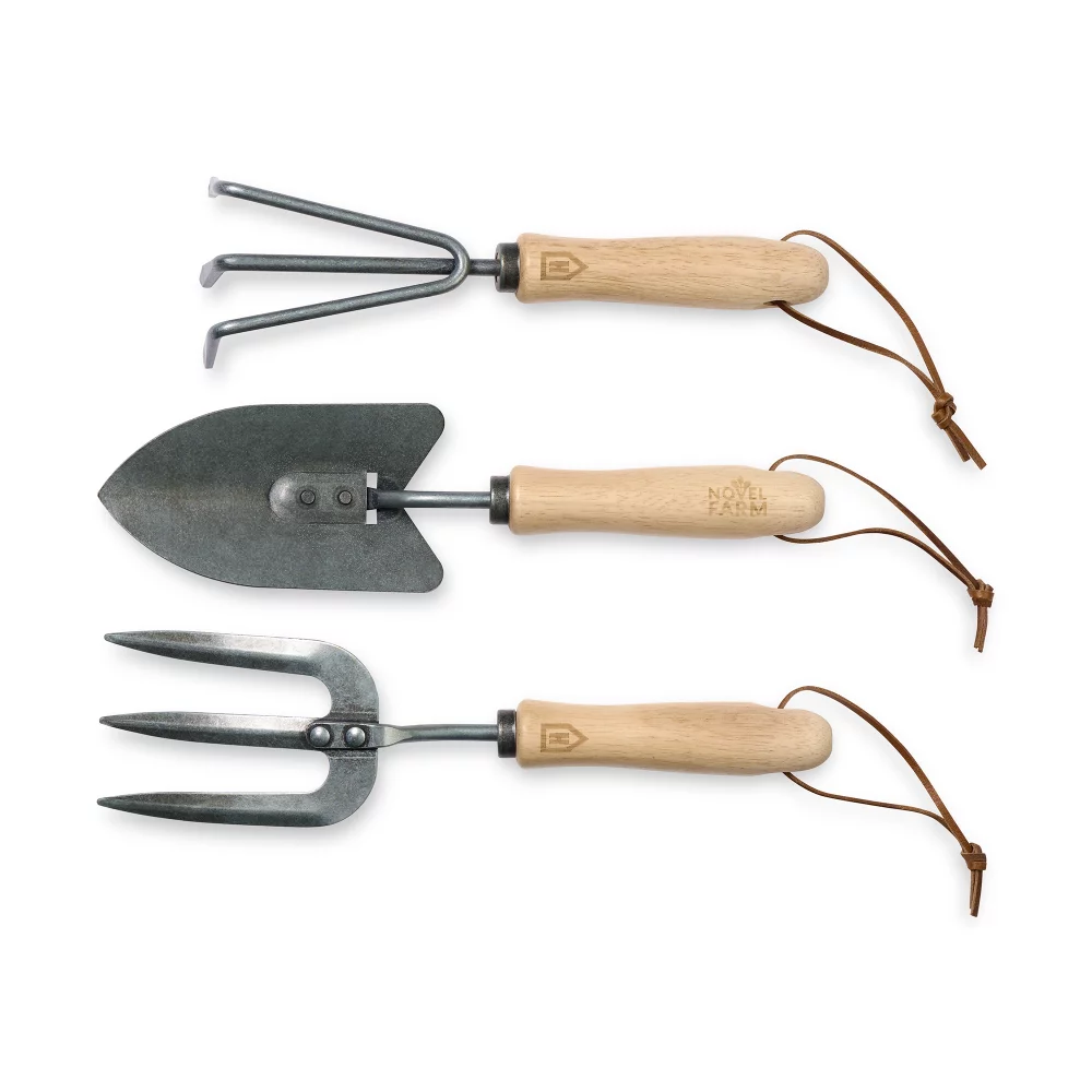 Ensemble d'outils de jardinage premium Heritage Supply™ - Bois