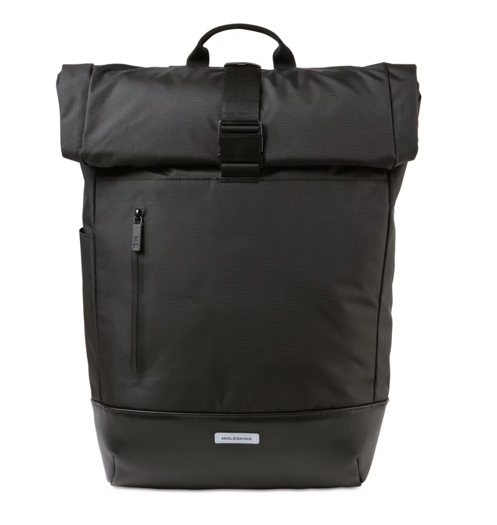 Moleskine® Metro Rolltop Backpack - Black