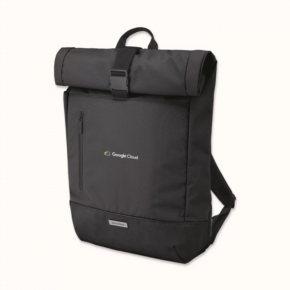 Moleskine® Metro Rolltop Backpack - Black