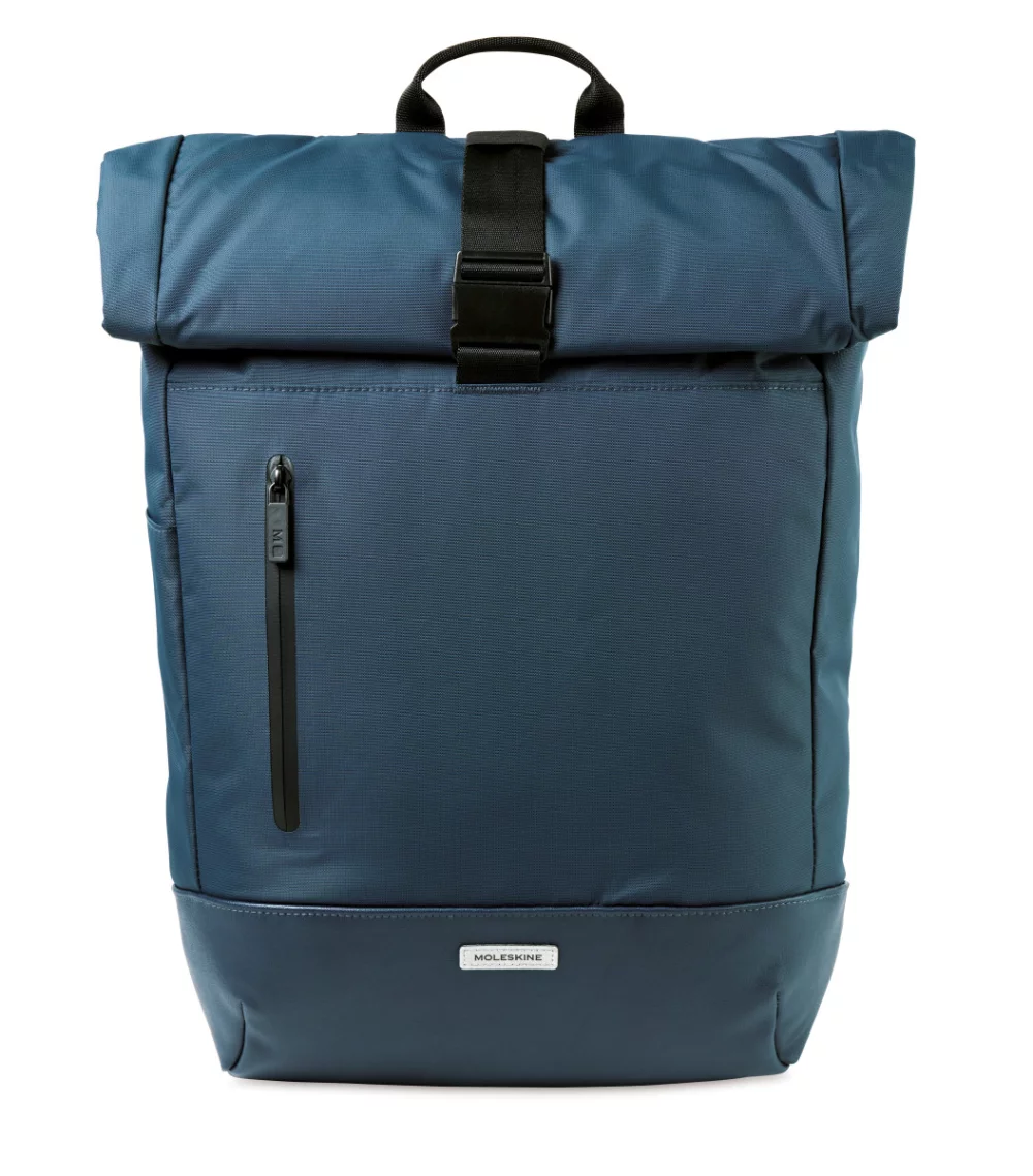 Sac à dos à rabat Moleskine® Metro - Bleu saphir
