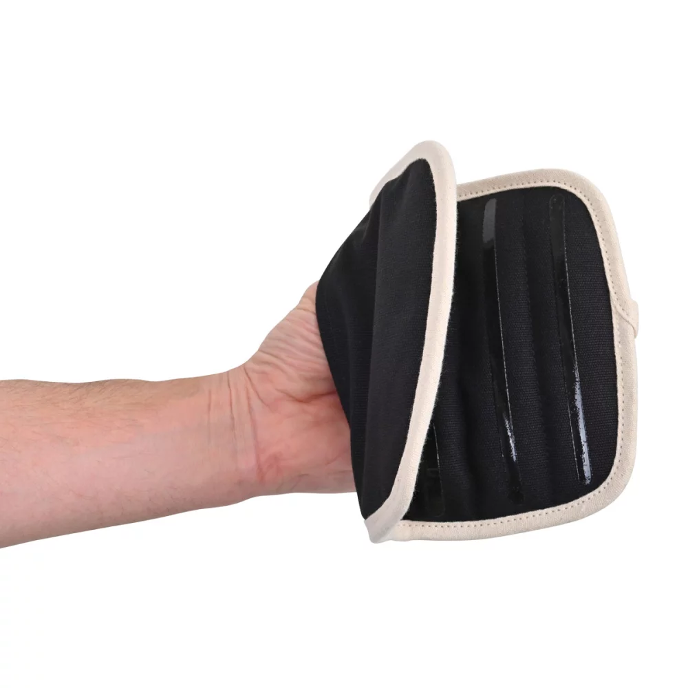 La Cuisine Potholder Hot Pad Set - Black