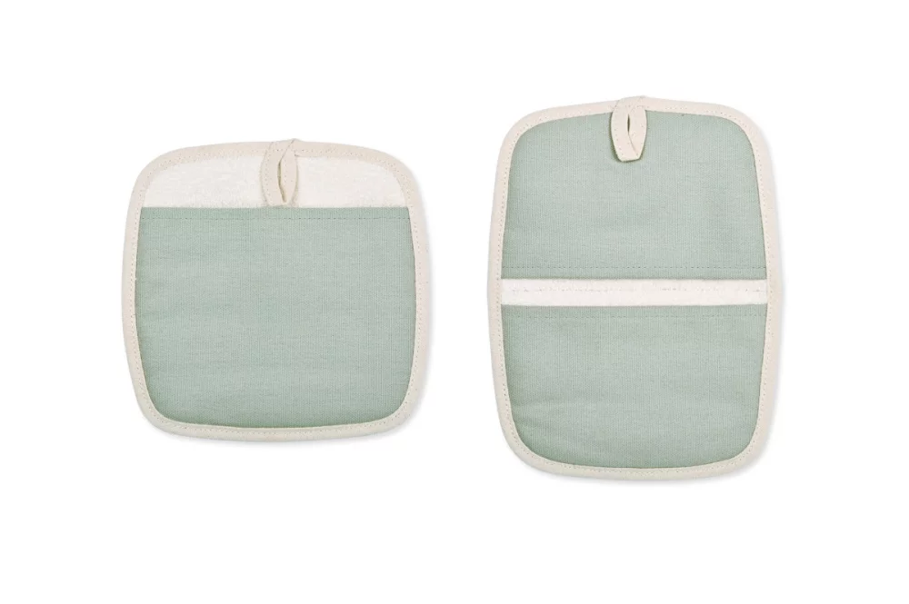 La Cuisine Potholder Hot Pad Set - Grey