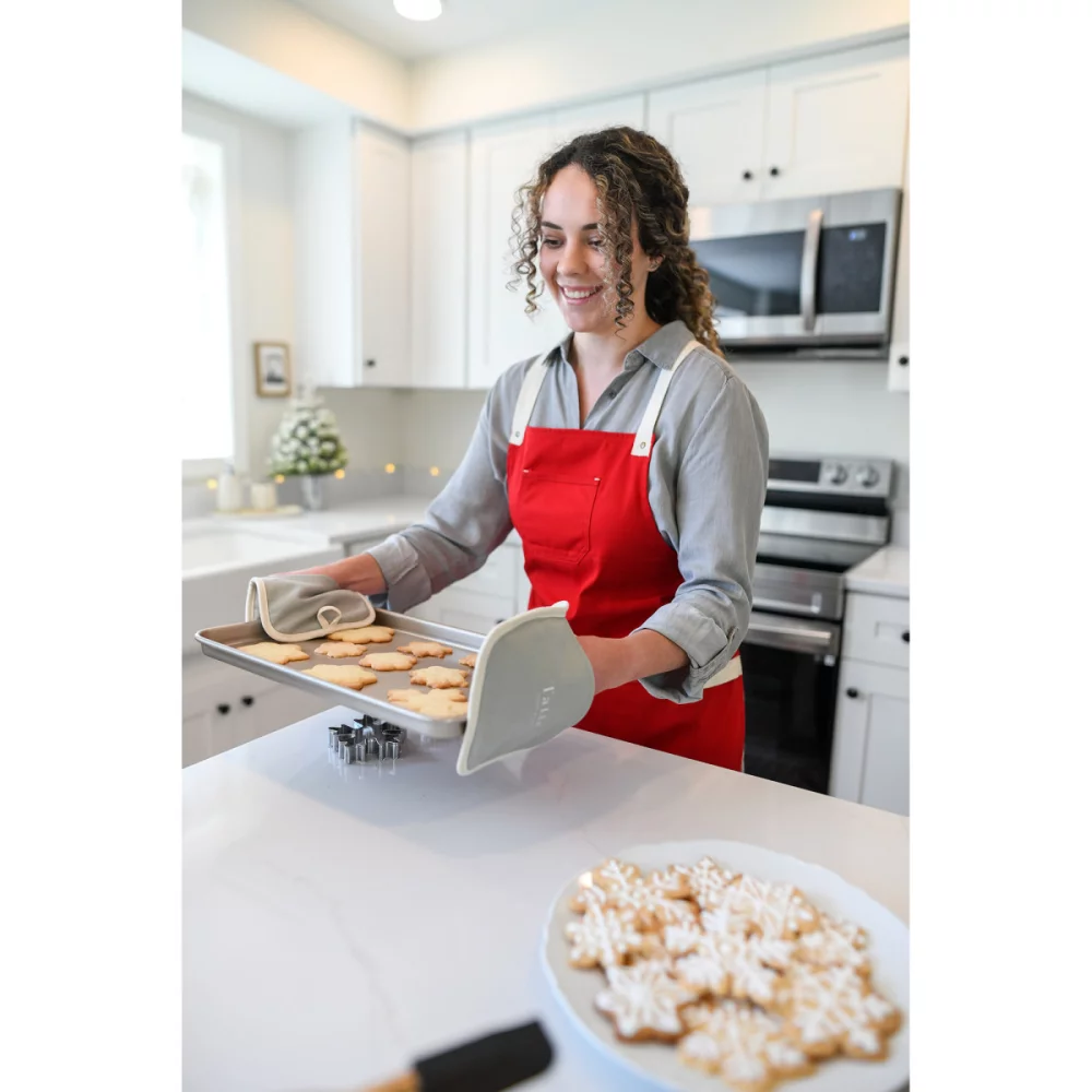 La Cuisine Potholder Hot Pad Set - Grey