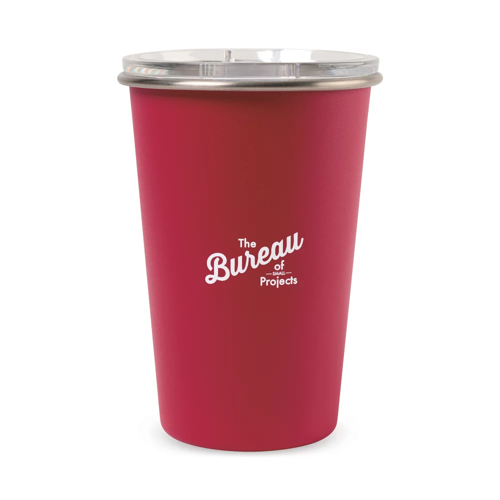 Gobelet de voyage en acier inoxydable Arlo Classics - 14 oz - Rouge