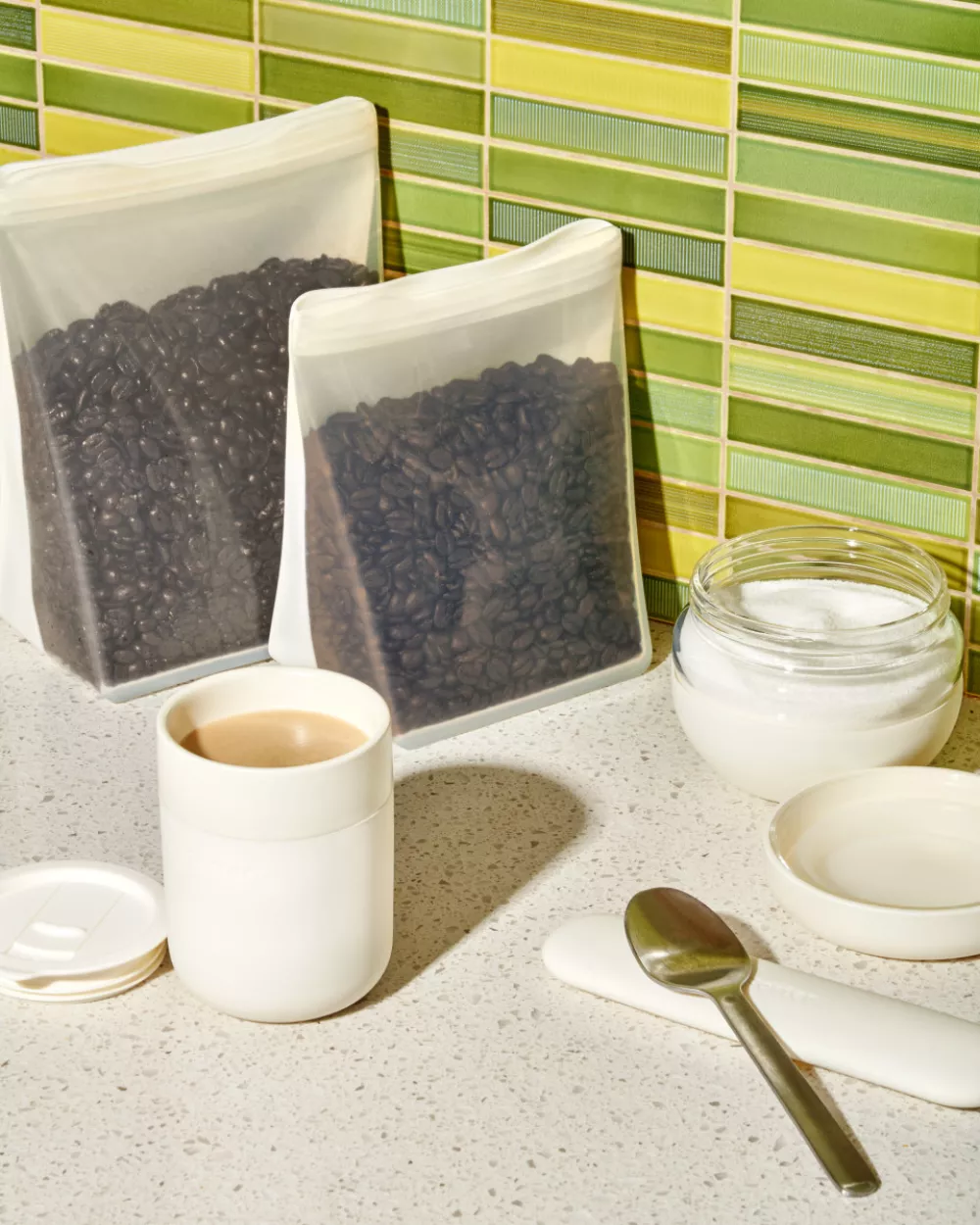 Sac debout W&P Porter - Crème