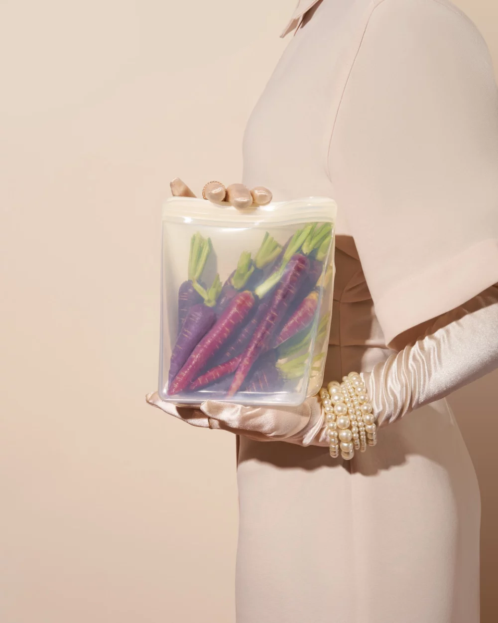 Sac debout W&P Porter - Crème