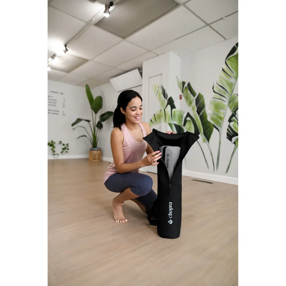 Sac de yoga et tapis de yoga - Noir