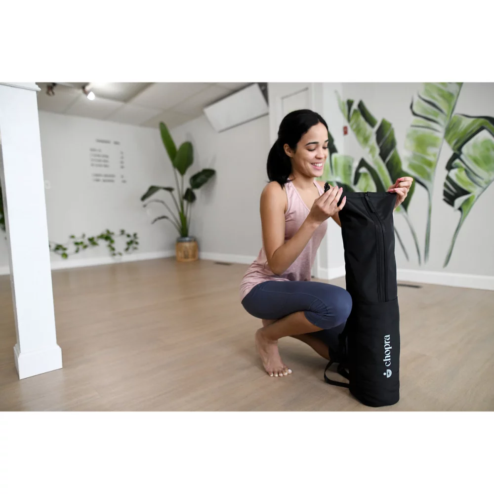 Sac de yoga et tapis de yoga - Noir