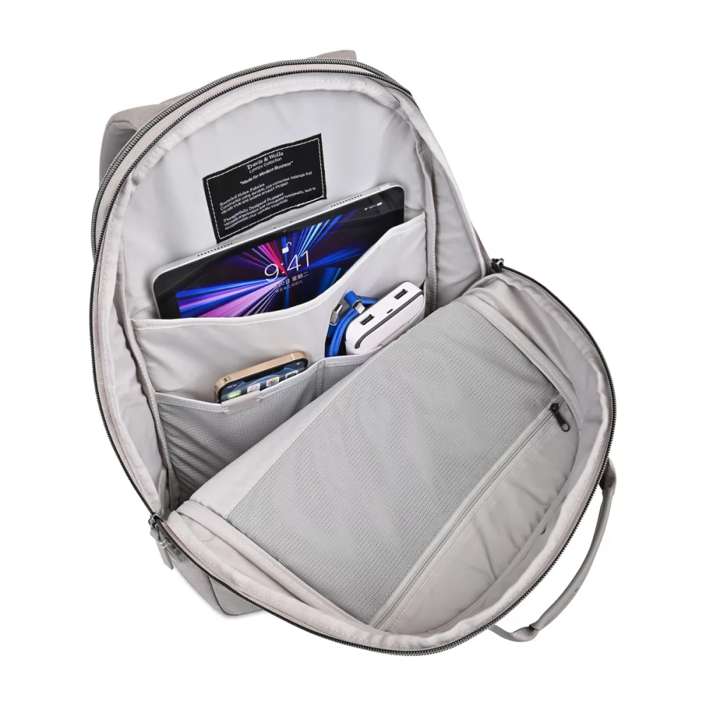Travis & Wells® Lennox Laptop Backpack - Taupe