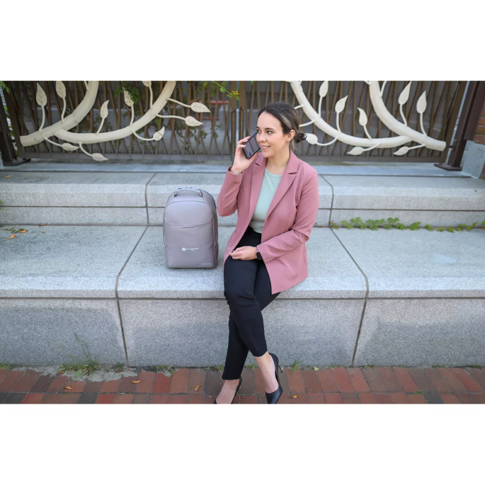 Travis & Wells® Lennox Laptop Backpack - Taupe