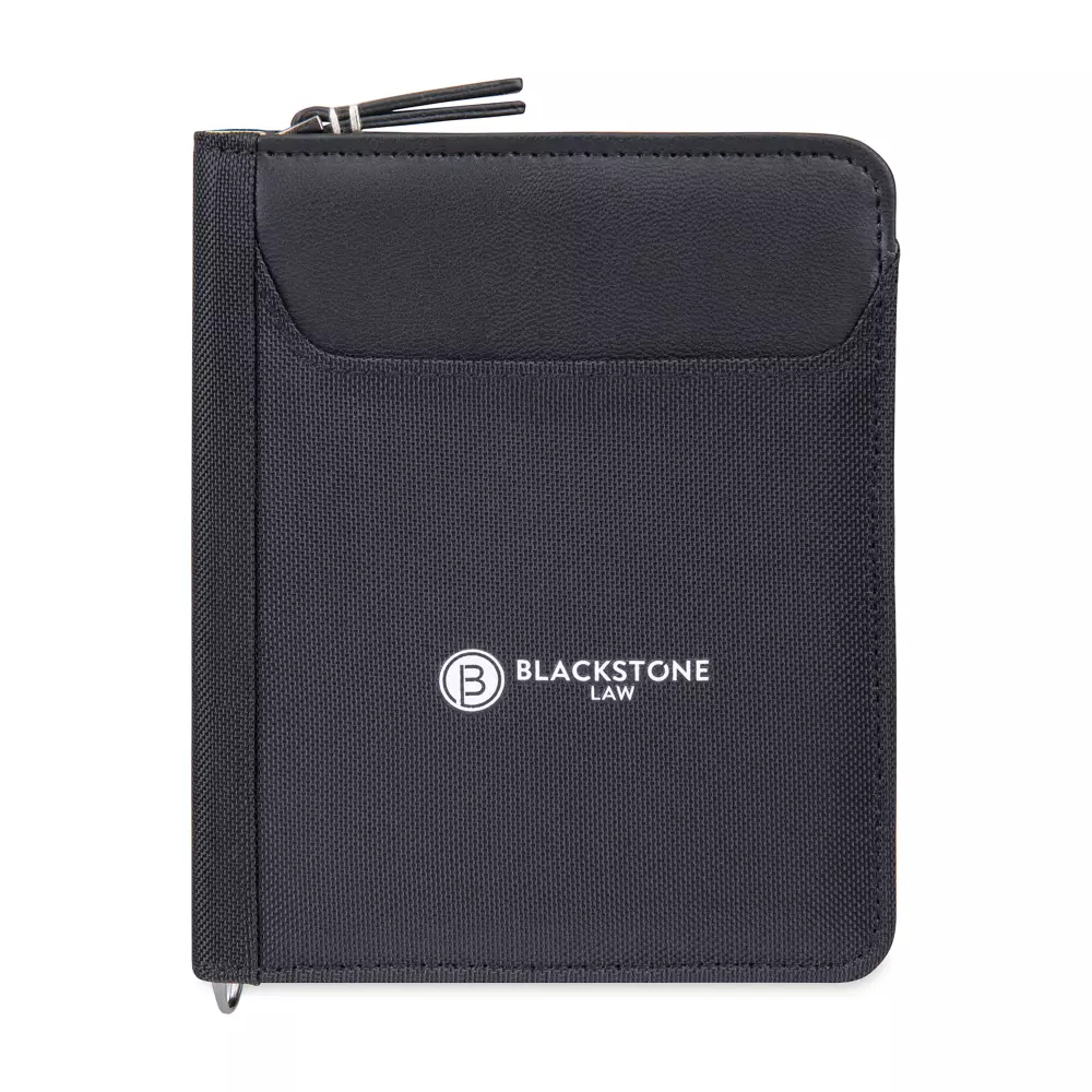 Portefeuille de passeport Travis & Wells® Lennox - Noir