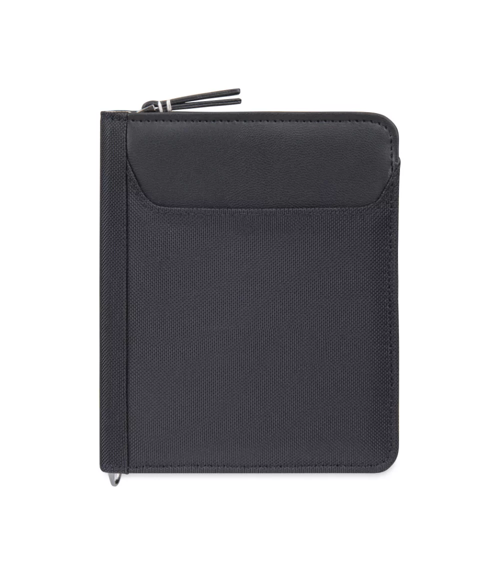 Portefeuille de passeport Travis & Wells® Lennox - Noir
