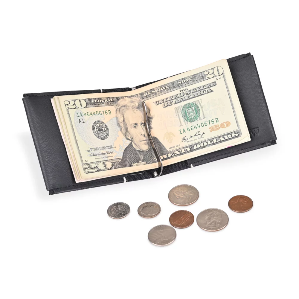 Travis & Wells® Lennox Money Clip - Noir