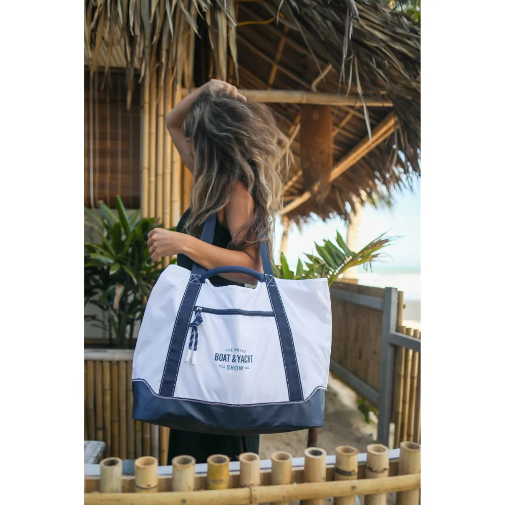 Harborside XL Boat Bag - White