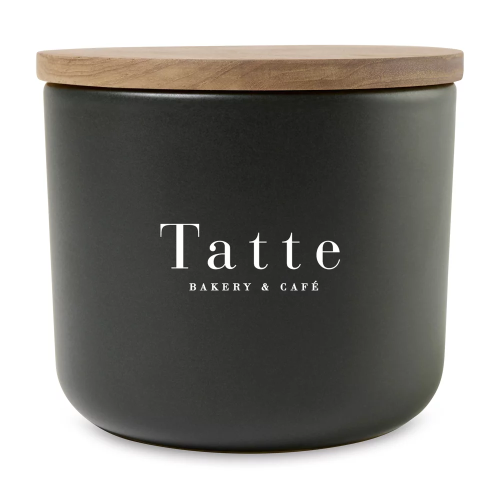 Be Home® Brampton Stoneware Container - Medium - Black