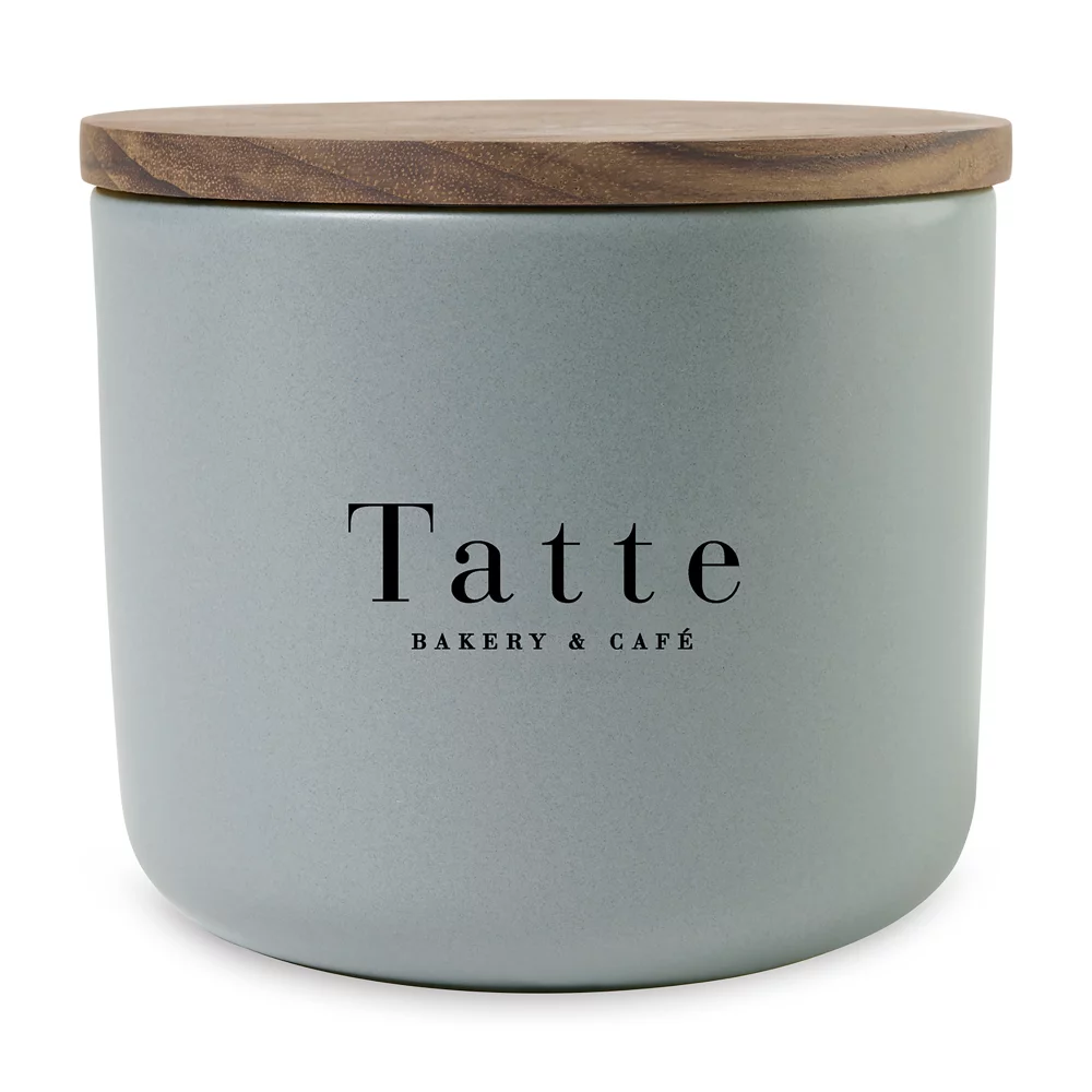 Conteneur en grès Be Home® Brampton - Moyen - Gris clair