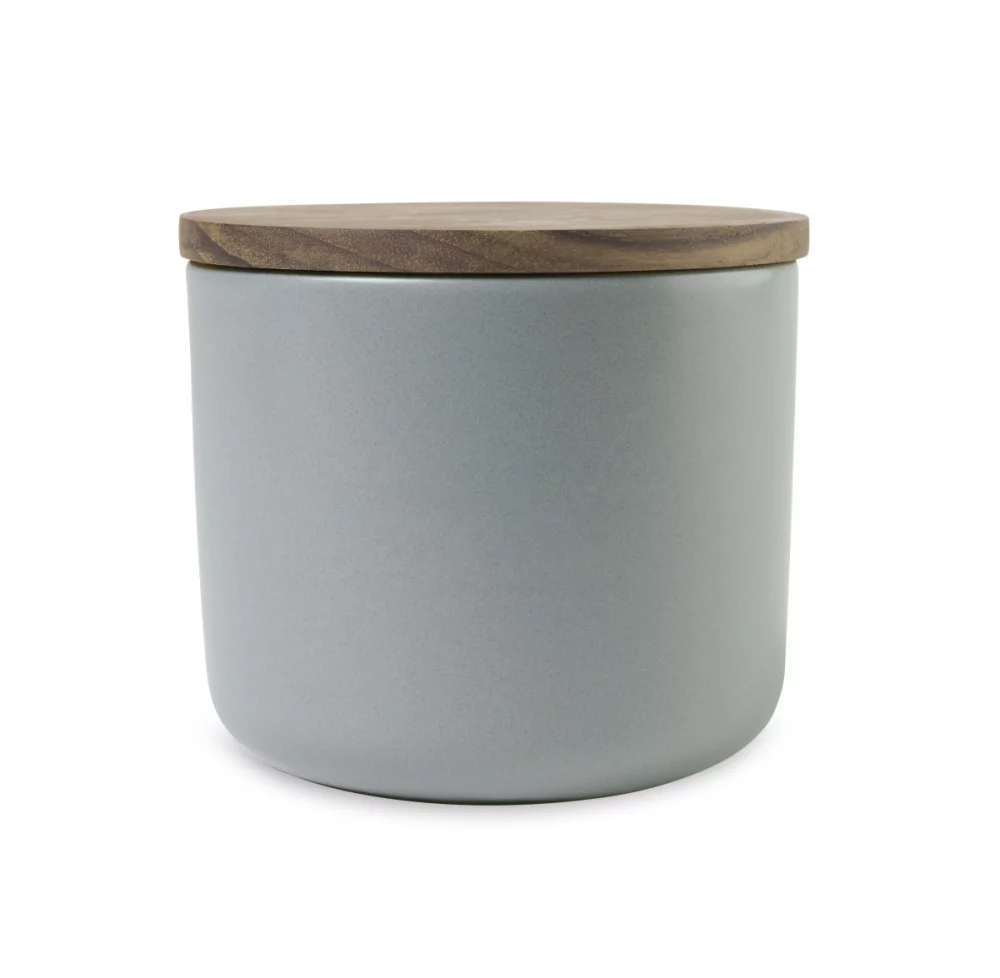 Be Home® Brampton Stoneware Container - Medium - Light Grey