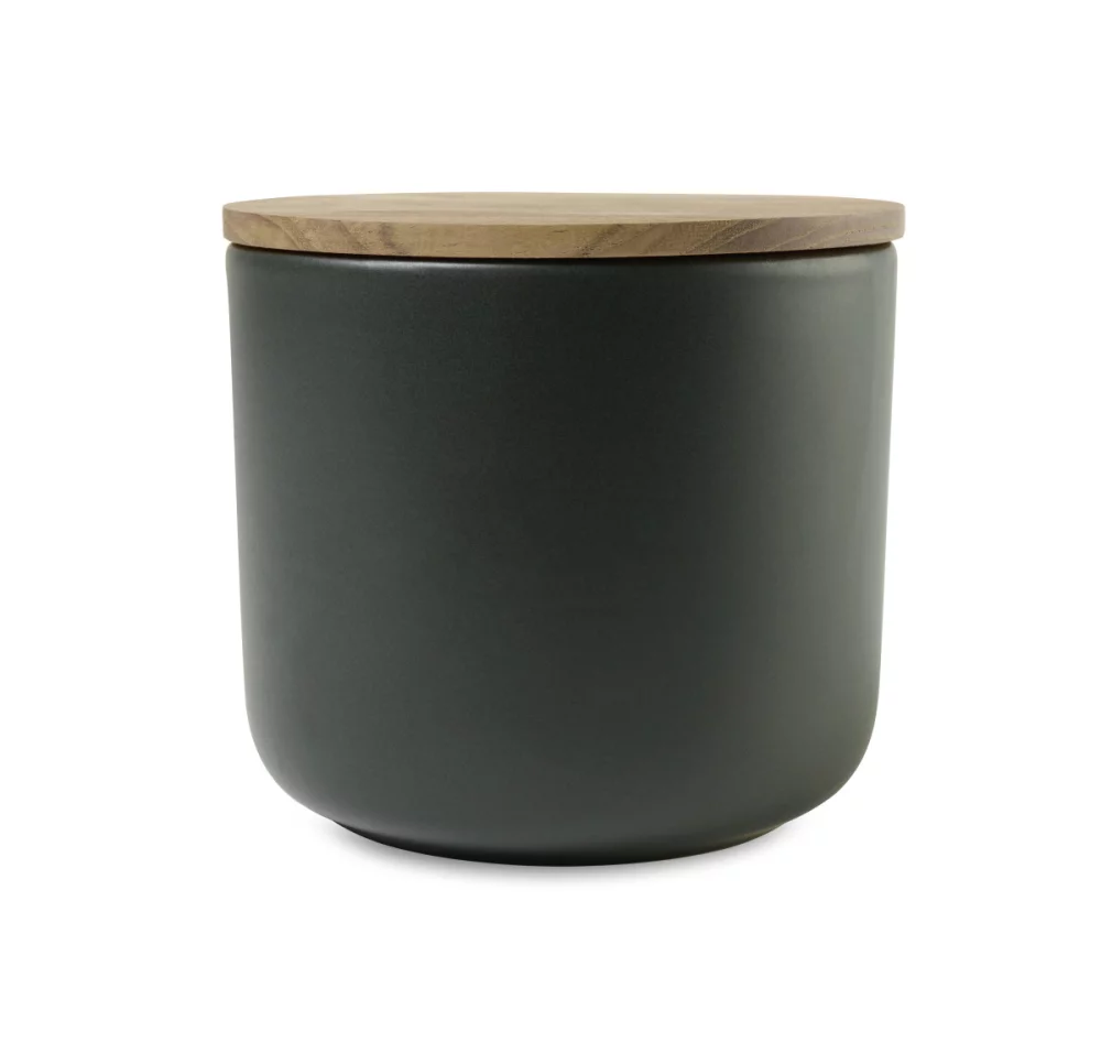Conteneur en grès Be Home® Brampton - Grand - Noir