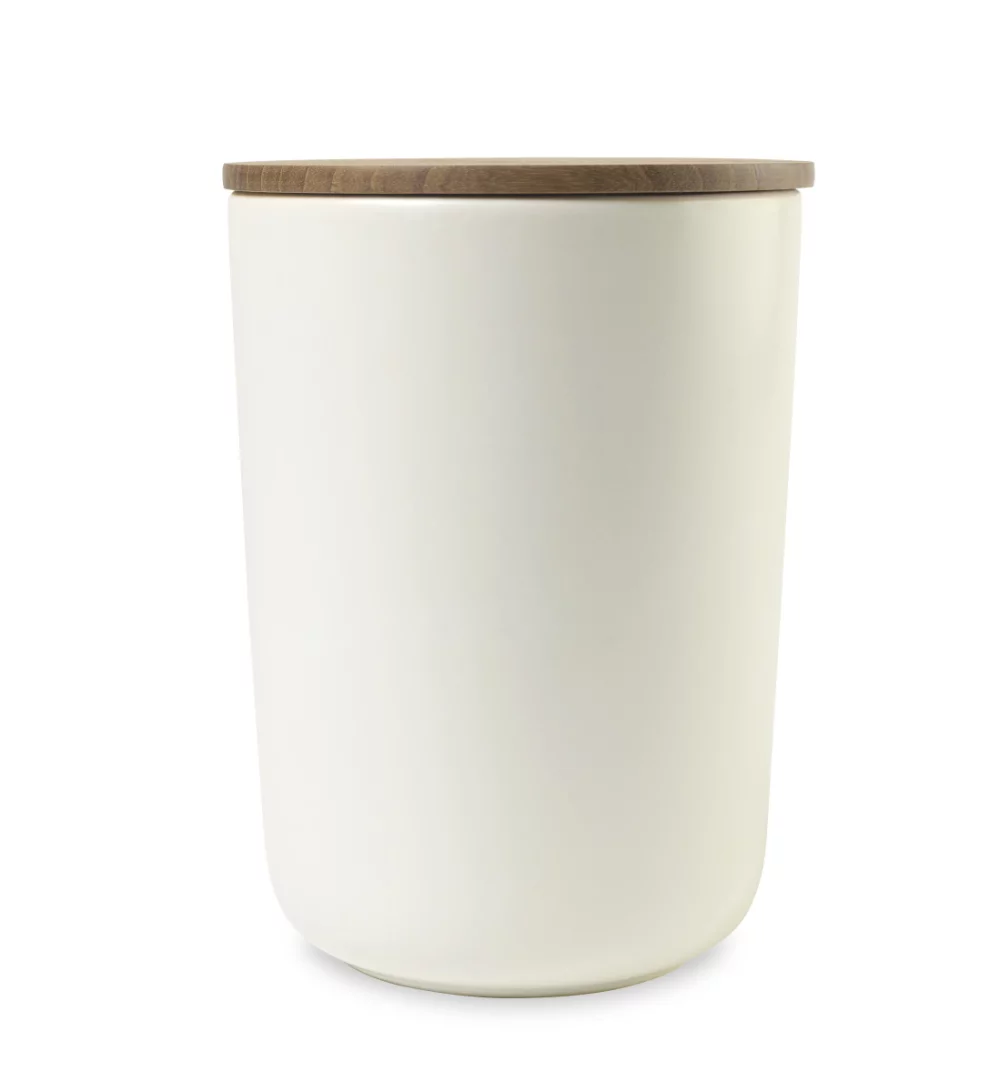 Conteneur en grès Be Home® Brampton - Très grand - Blanc