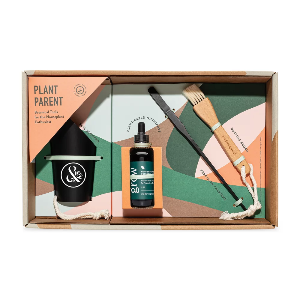 Ensemble de soins pour les plantes Modern Sprout® Plant Parent - Noir