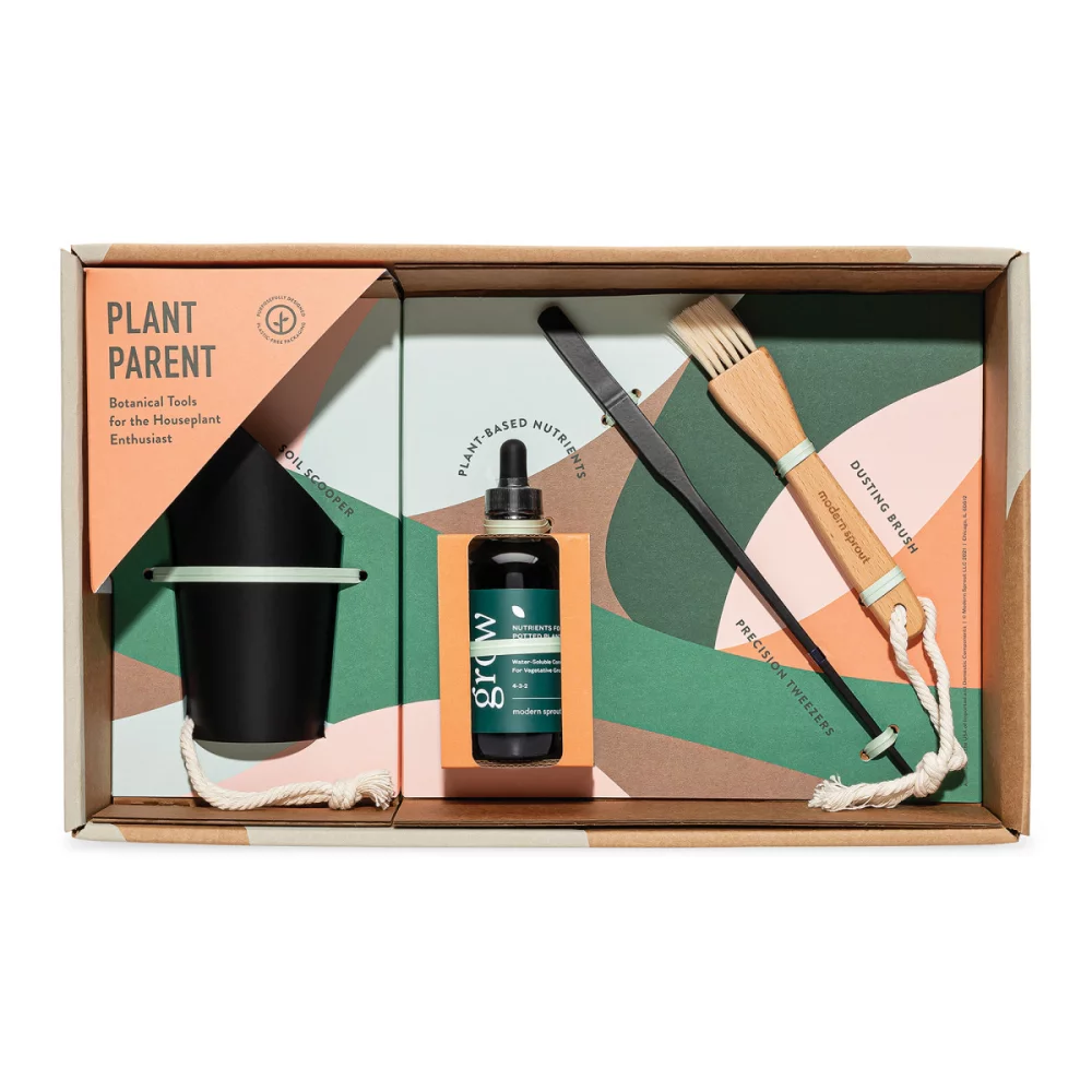 Ensemble de soins pour les plantes Modern Sprout® Plant Parent - Noir